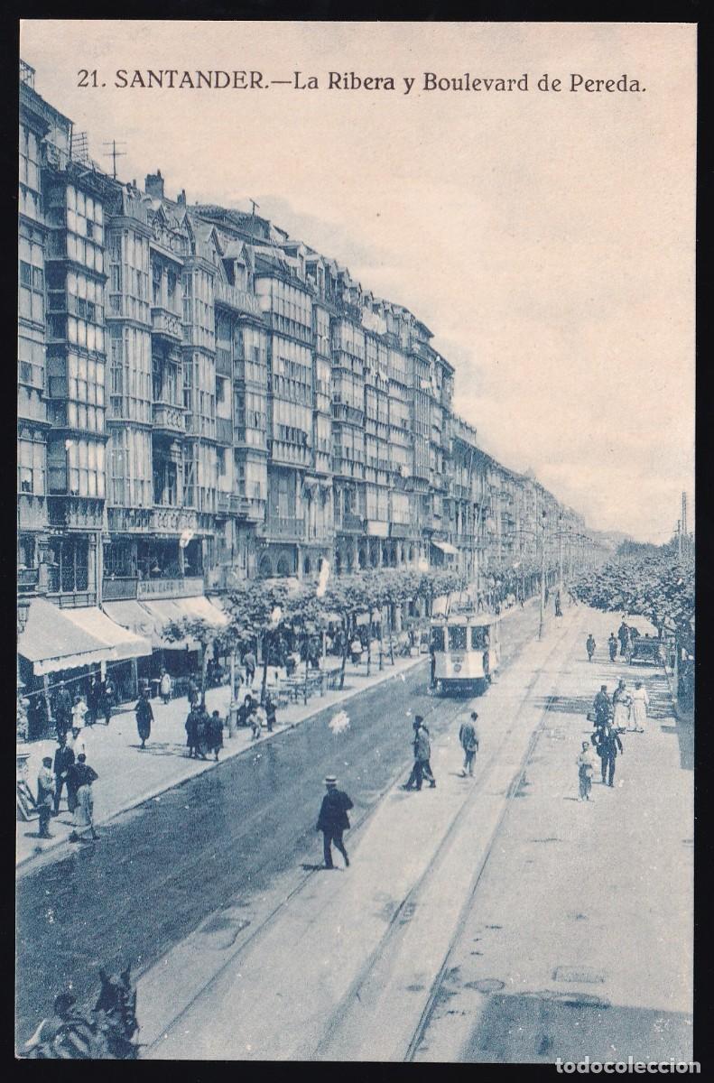 Postales: Santander. *La Ribera y Boulevard de Pereda* Nueva. - Foto 1