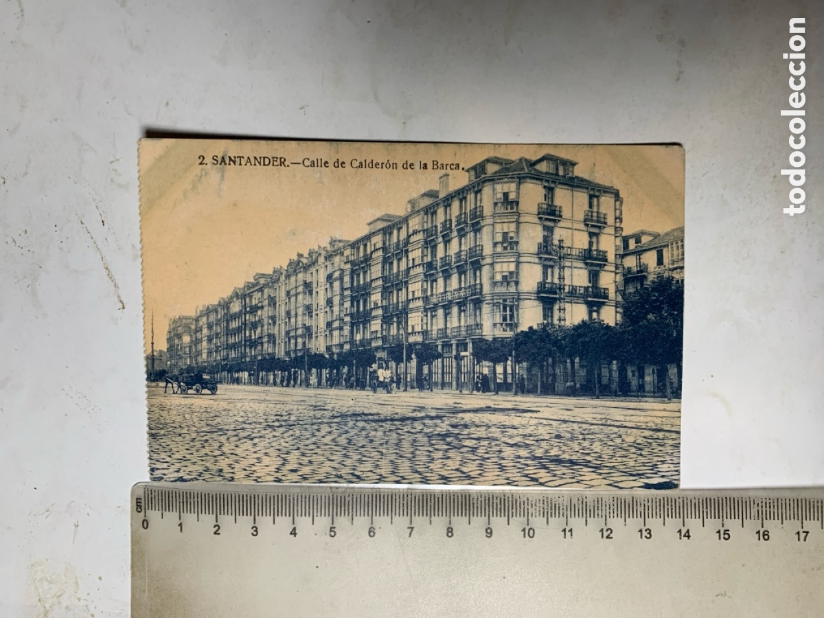 Postales: POSTAL. SANTANDER. CALLE CALDER&Oacute;N DE LA BARCA. - Foto 1