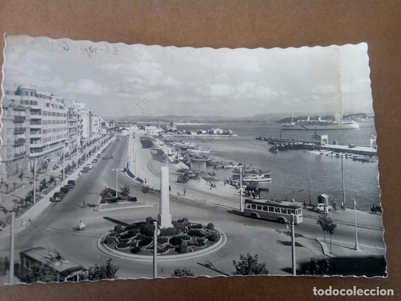 Postales: SANTANDER , POSTAL ANTIGUA ANIMADA , BLANCO Y NEGRO - Foto 2
