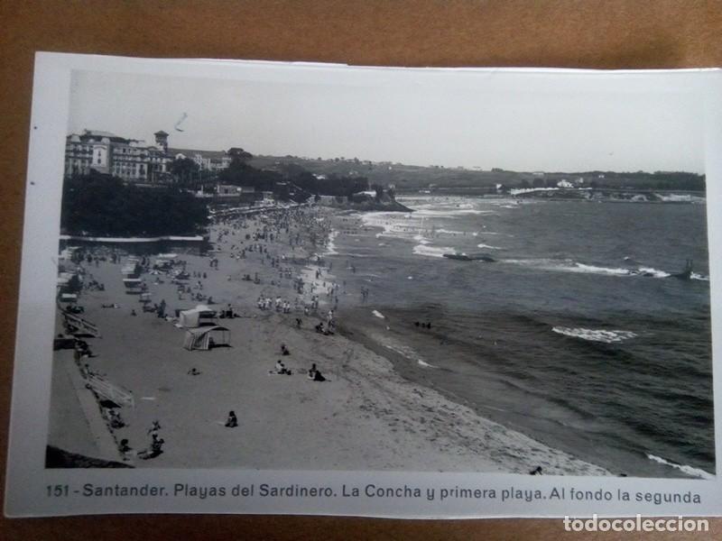 Postales: SANTANDER , POSTAL ANTIGUA ANIMADA , BLANCO Y NEGRO - Foto 2