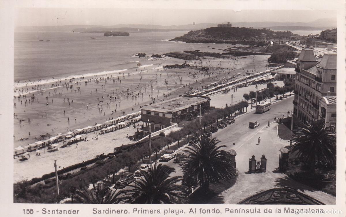 Postales: SANTANDER SARDINERO PRIMERA PLAYA - Foto 1