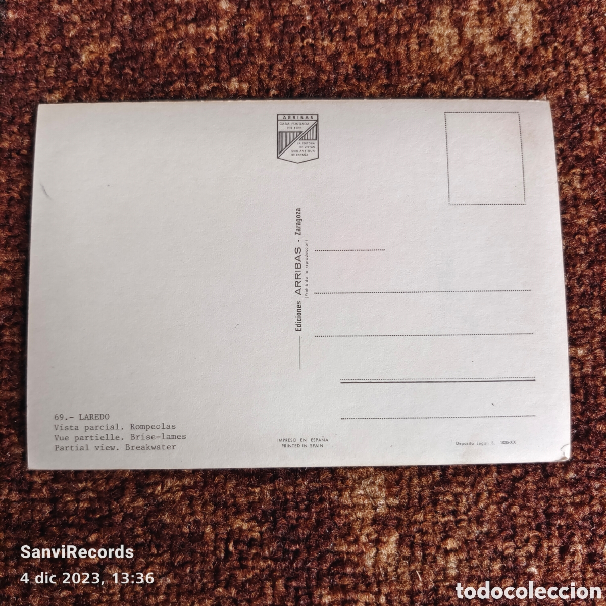 Postales: POSTAL: LAREDO (CANTABRIA) - Foto 2