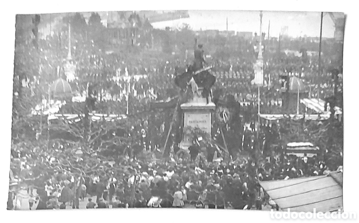 Postales: SANTANDER. Fotopostal del CENTENARIO DE VELARDE. 1908 - Foto 1