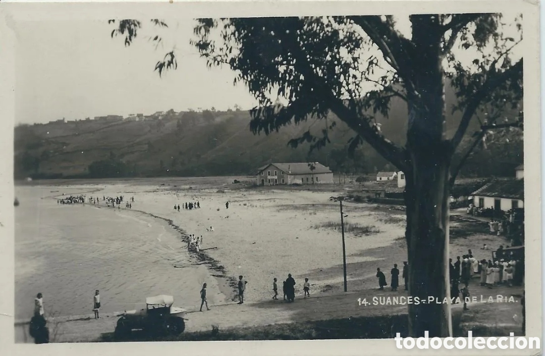 Postales: SUANCES (SANTANDER) - PLAYA DE LA R&Iacute;A - EDICI&Oacute;N GM - Foto 1