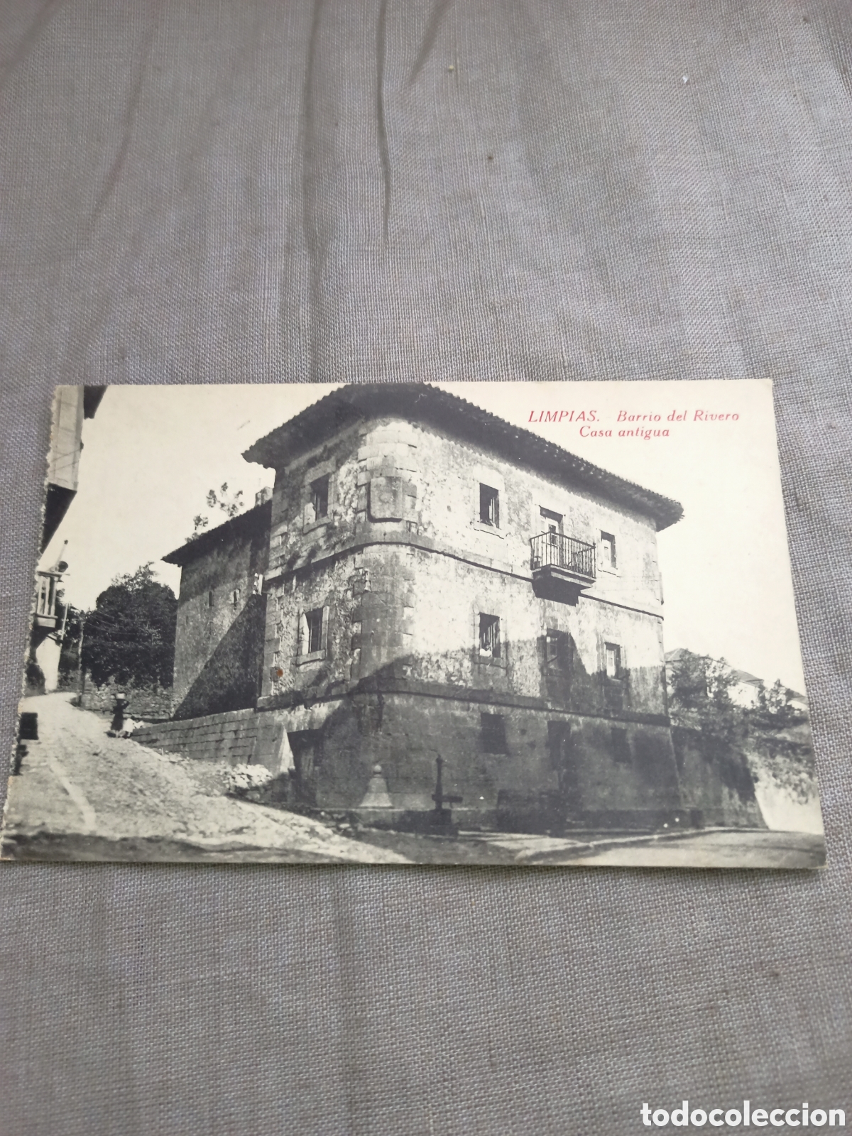 Postales: Antigua postal de Limpias. - Foto 1