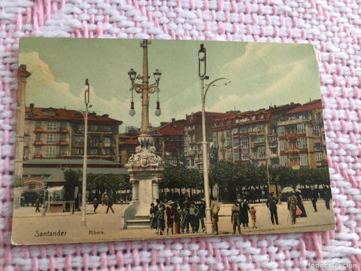 Postales: Antigua Postal de SANTANDER - Calle Ribera - Sin circular - Foto 1