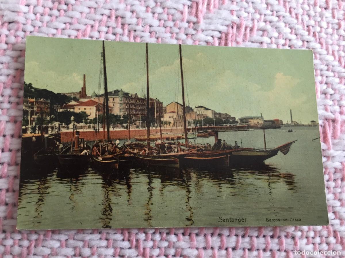 Postales: Postal de Santander --- Cantabria --- Barcos de pesca. Sin circular - Foto 1