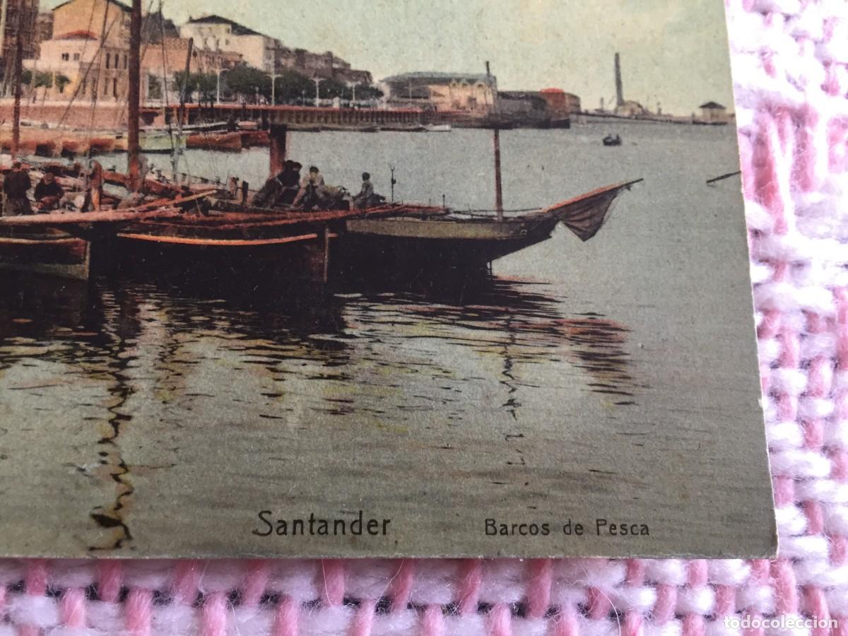 Postales: Postal de Santander --- Cantabria --- Barcos de pesca. Sin circular - Foto 2