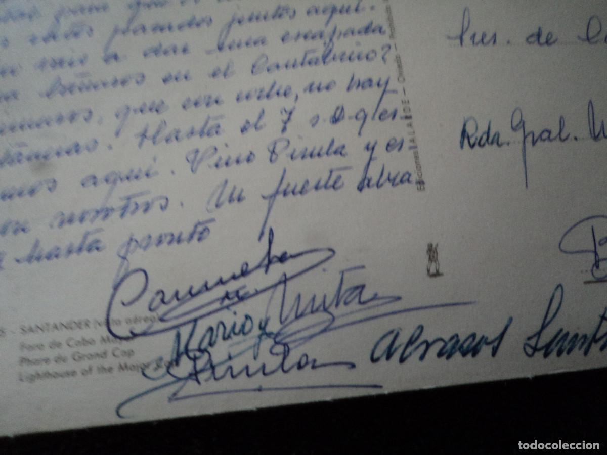 Postales: 335 santander, vsta aerea, ed. alarde, circulada - Foto 2