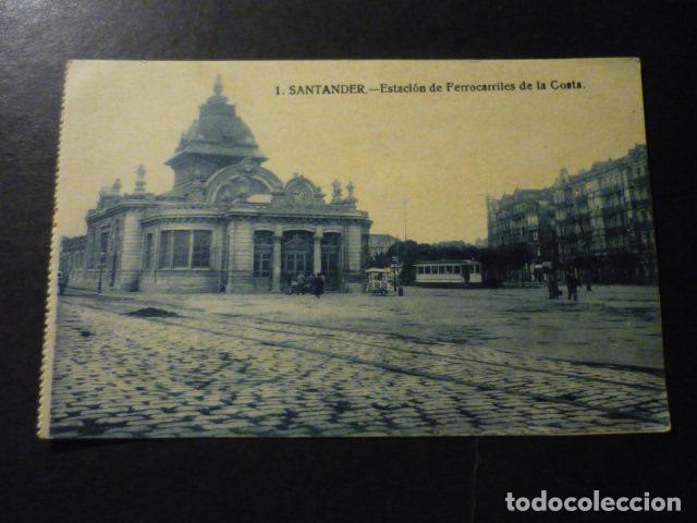 Postales: SANTANDER ESTACION DE FERROCARRILES DE LA COSTA - Foto 1