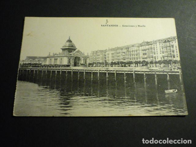 Postales: SANTANDER ESTACIONES Y MUELLE - Foto 1