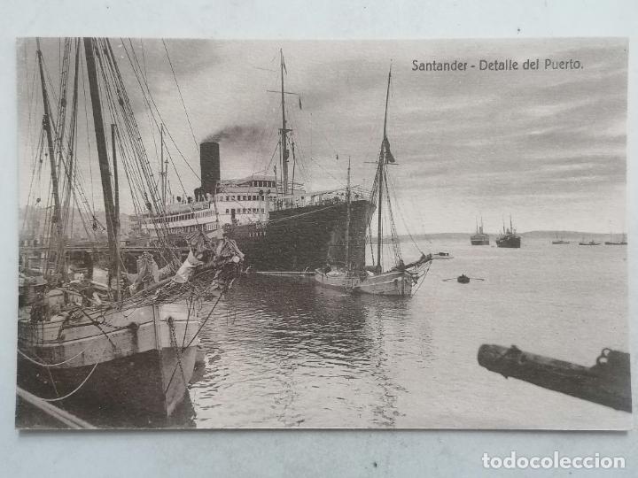 Postales: POSTAL SANTANDER - DETALLE DEL PUERTO - Foto 1