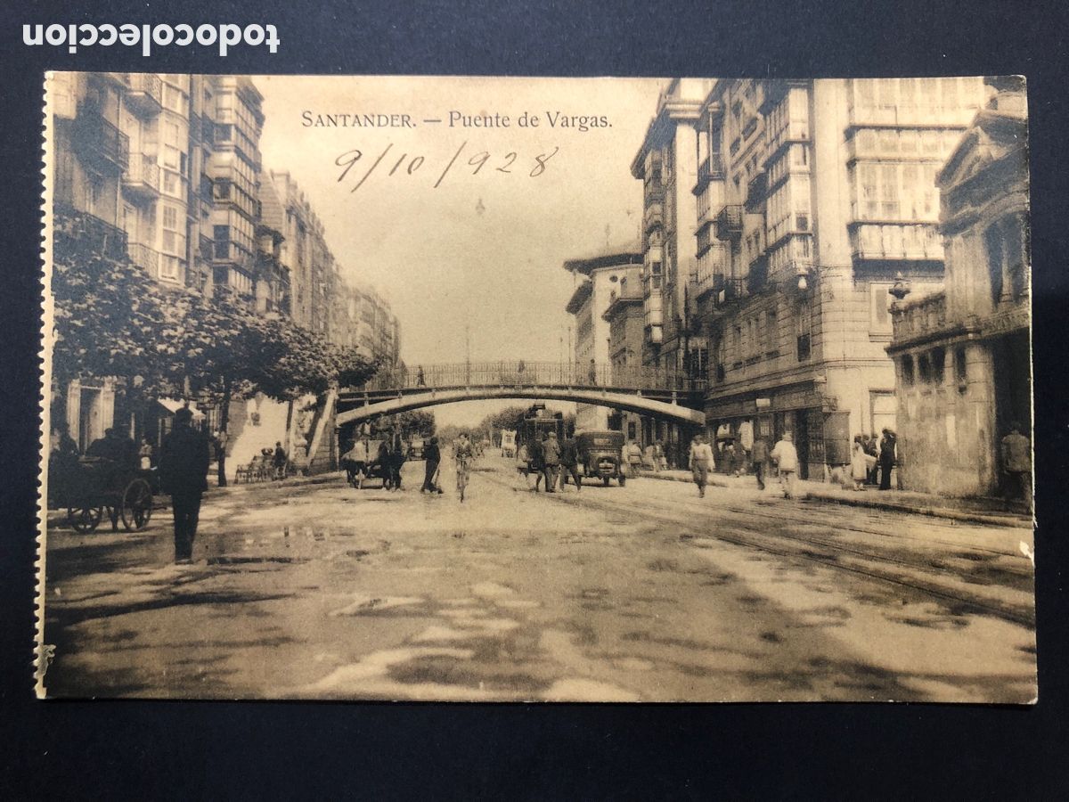Postales: POSTAL SANTANDER PUENTE DE VARGAS CIRCULADA - Foto 1