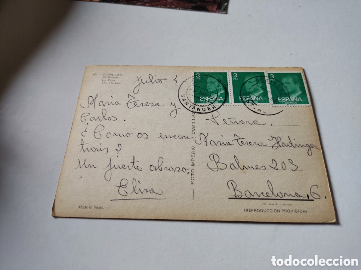 Postales: Postal Comillas - Foto 2