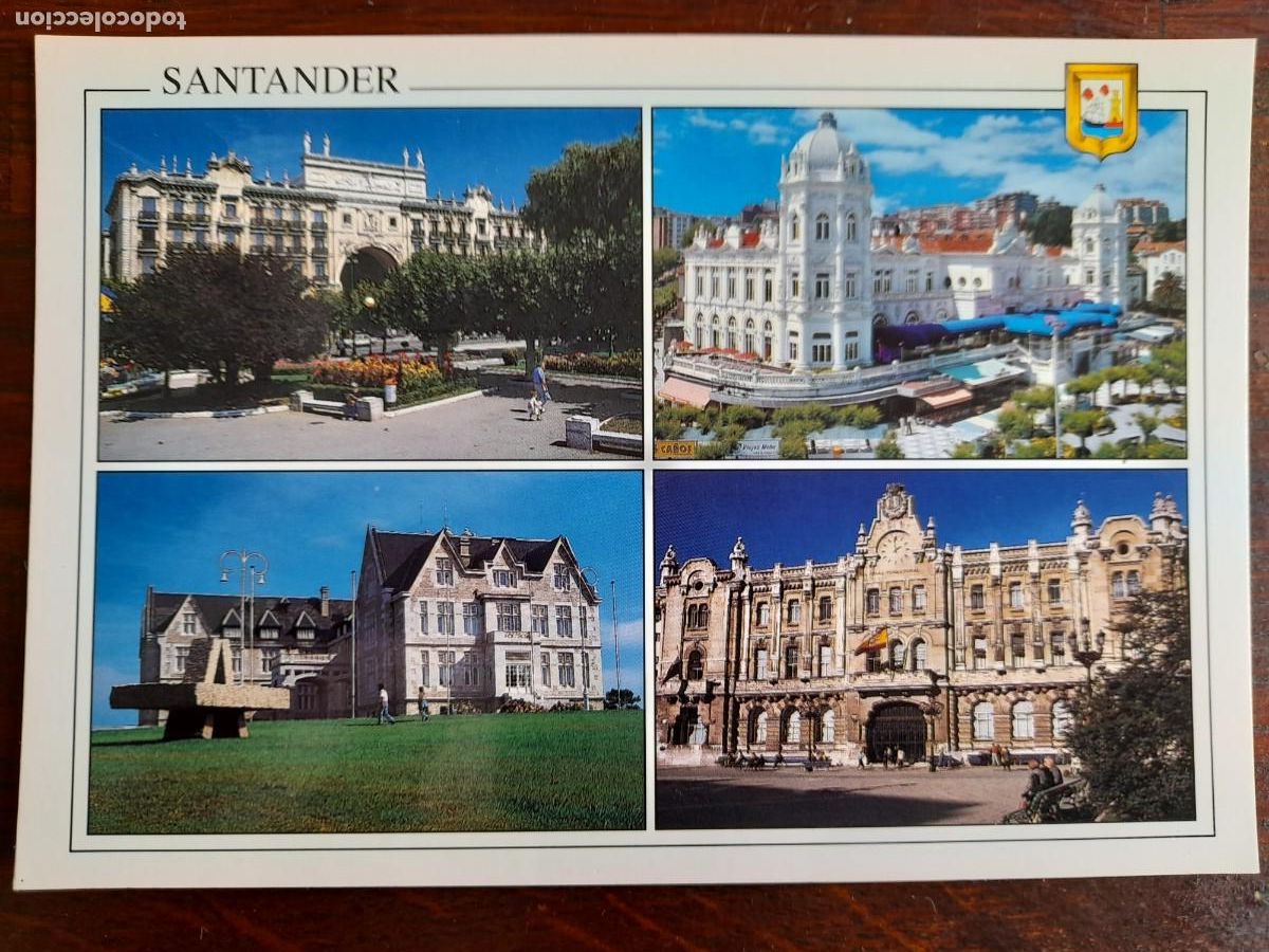 Postales: Una postal colaig im&aacute;genes vintage edificios y litoral de Santander 4 tarjetas a elegir - Foto 2