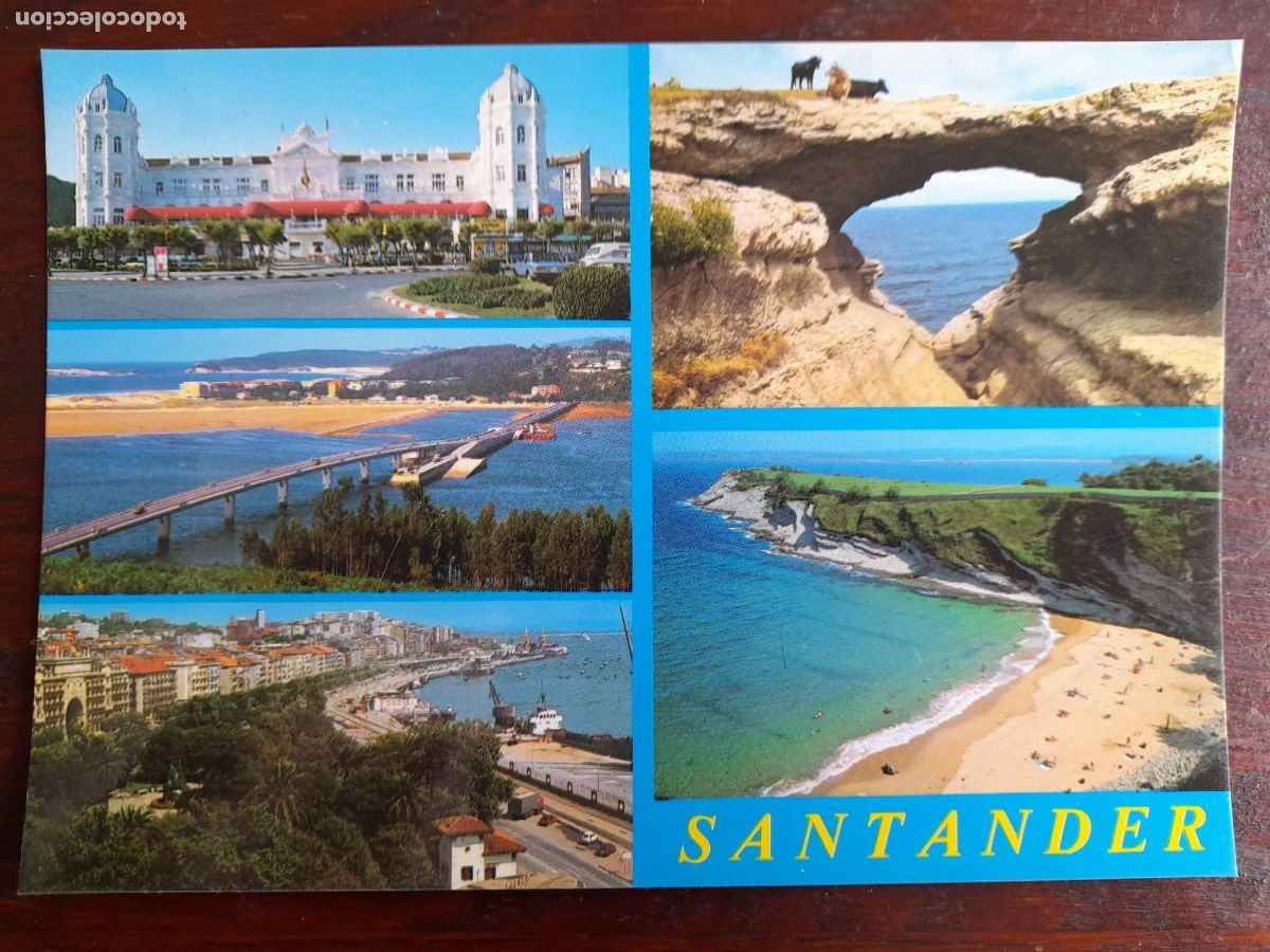 Postales: Una postal colaig im&aacute;genes vintage edificios y litoral de Santander 4 tarjetas a elegir - Foto 5