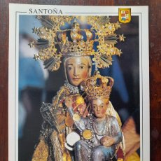 Postales: POSTAL VINTAGE 70´S VIRGEN DEL PUERTO IGLESIA SANTA MARIA DE PUERTO SANTOÑA PATRONA DE LOS MARINEROS