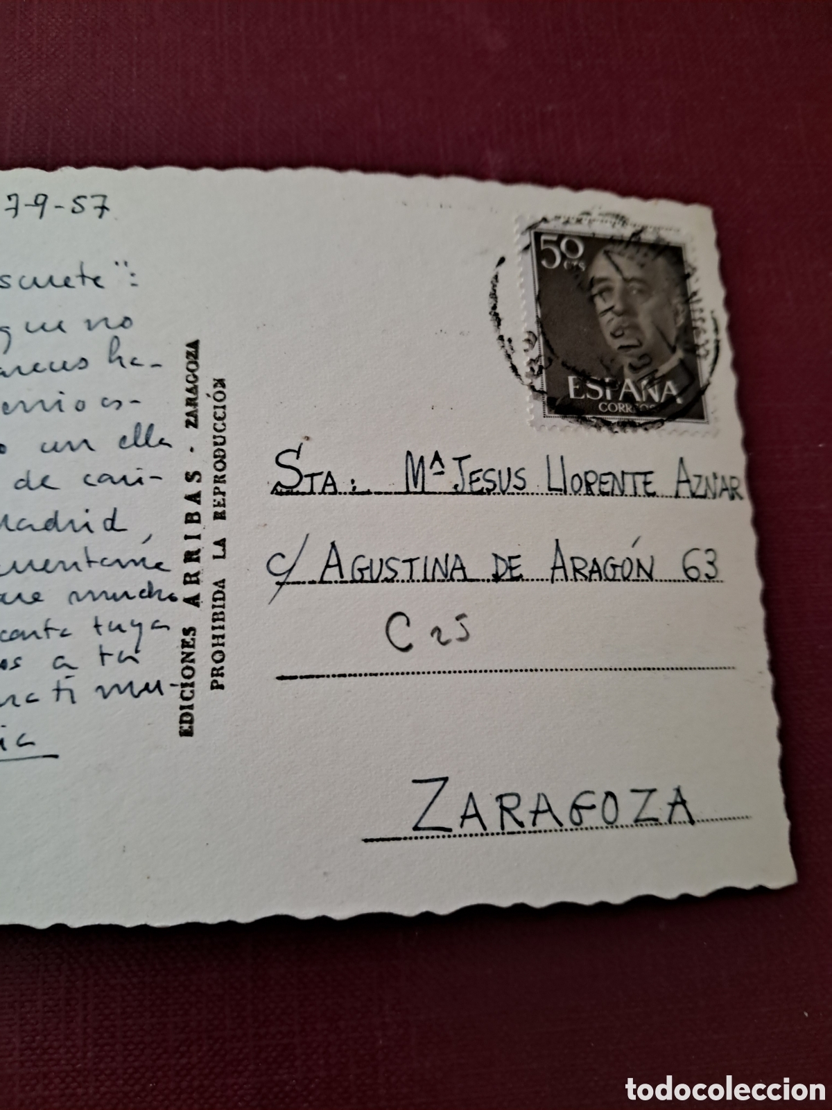 Postales: Postal Santander 1957 - Foto 5