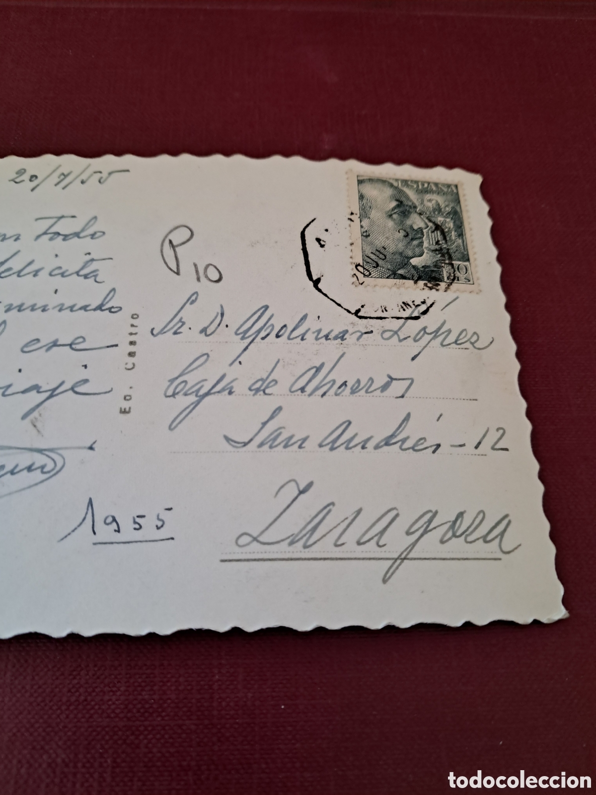 Postales: Postal Puente Viesgo 1955 - Foto 4