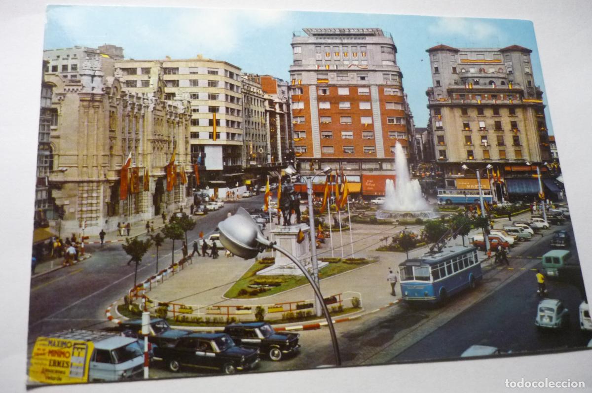 Postales: postal santander -pl.generalisimo y ayto. circulada - Foto 1