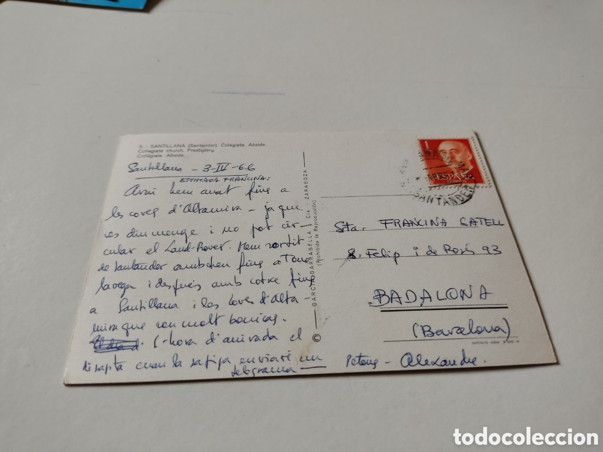 Postales: Postal Santillana colegiata - Foto 2