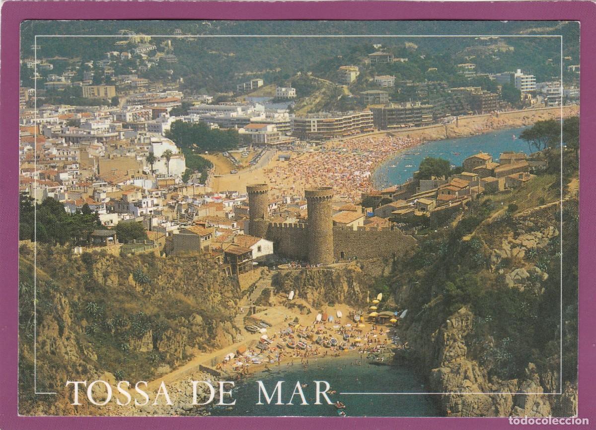 Postales: TOSSA DE MAR (GERONA). DOS PLAYAS (1991) - Foto 1
