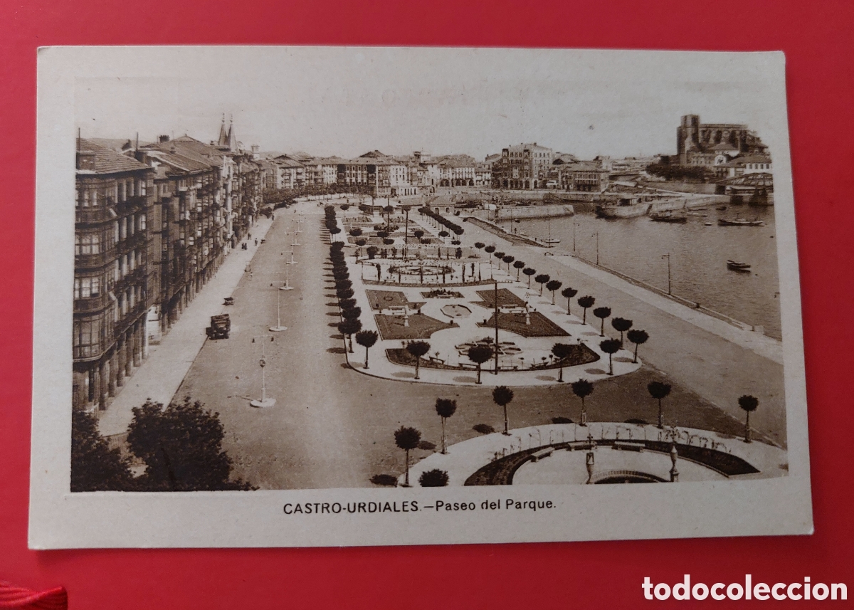 Postales: CASTRO URDIALES, CANTABRIA. PASEO DEL PARQUE. - Foto 1
