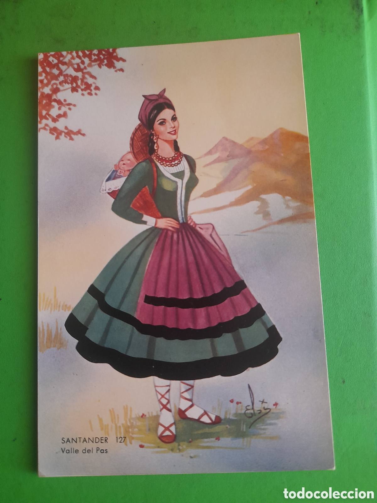 Postales: Antigua postal, Santander, Valle del Pas - Foto 1