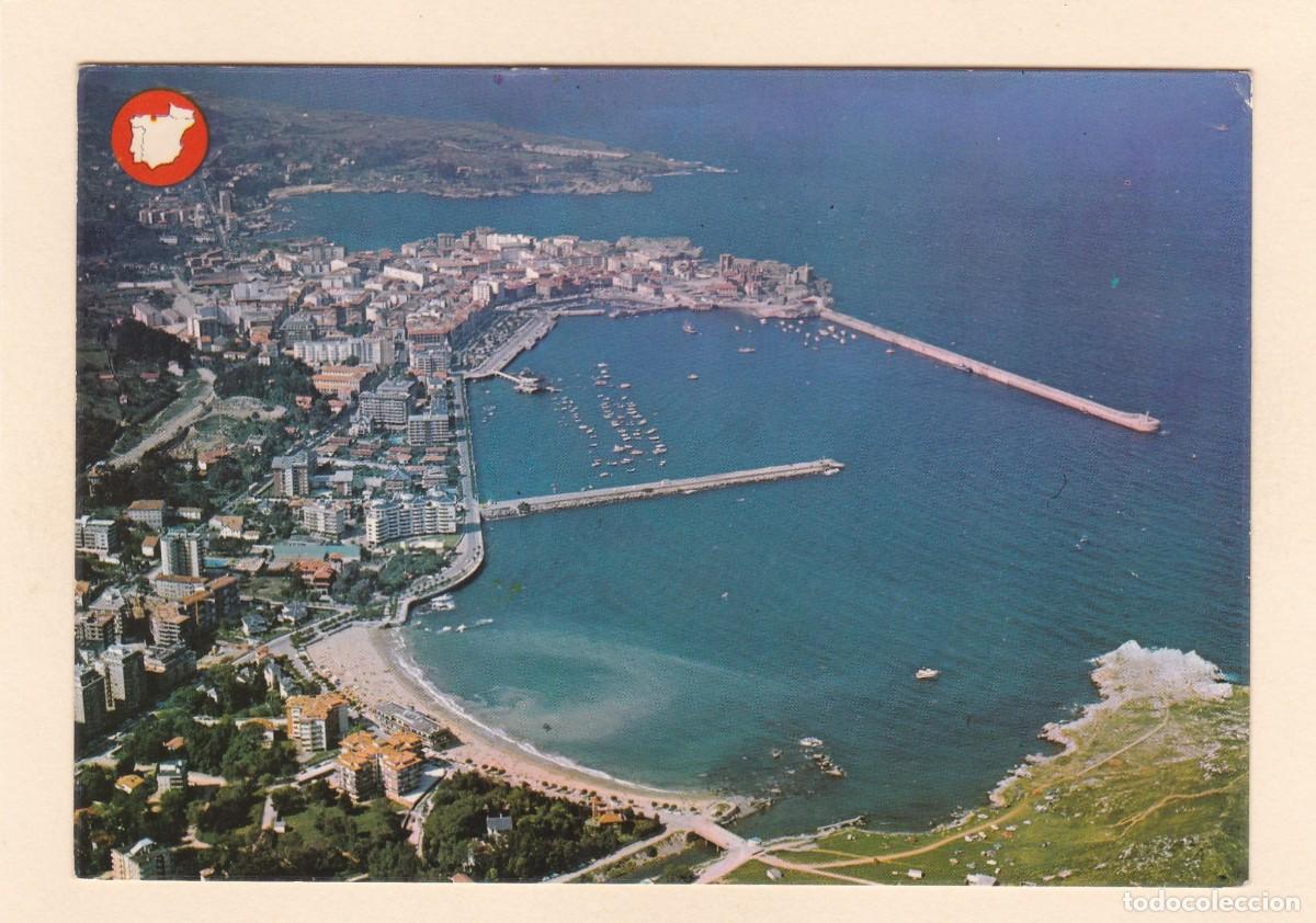 Postales: CASTRO URDIALES. VISTA GENERAL AEREA (1976) - Foto 1