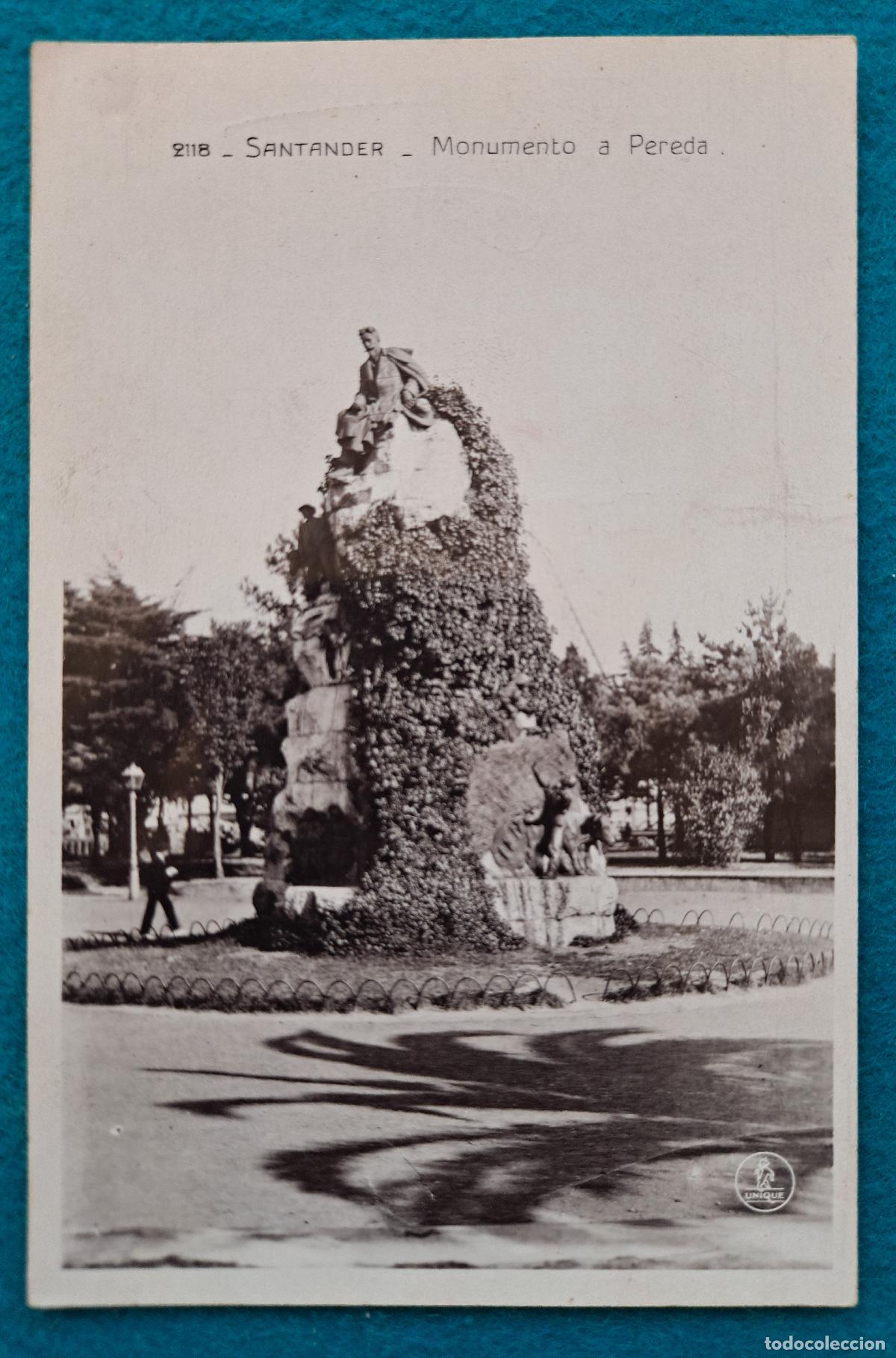 Postales: RW POSTAL SANTANDER MONUMENTO A PEREDA P796 - Foto 1