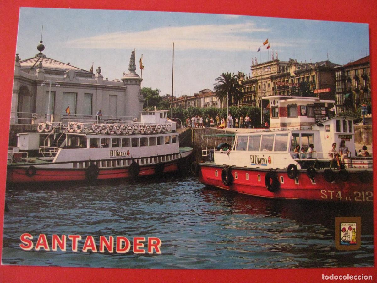Postales: POSTAL DE SANTANDER. EMBARCADERO. DOMINGUEZ. - Foto 1