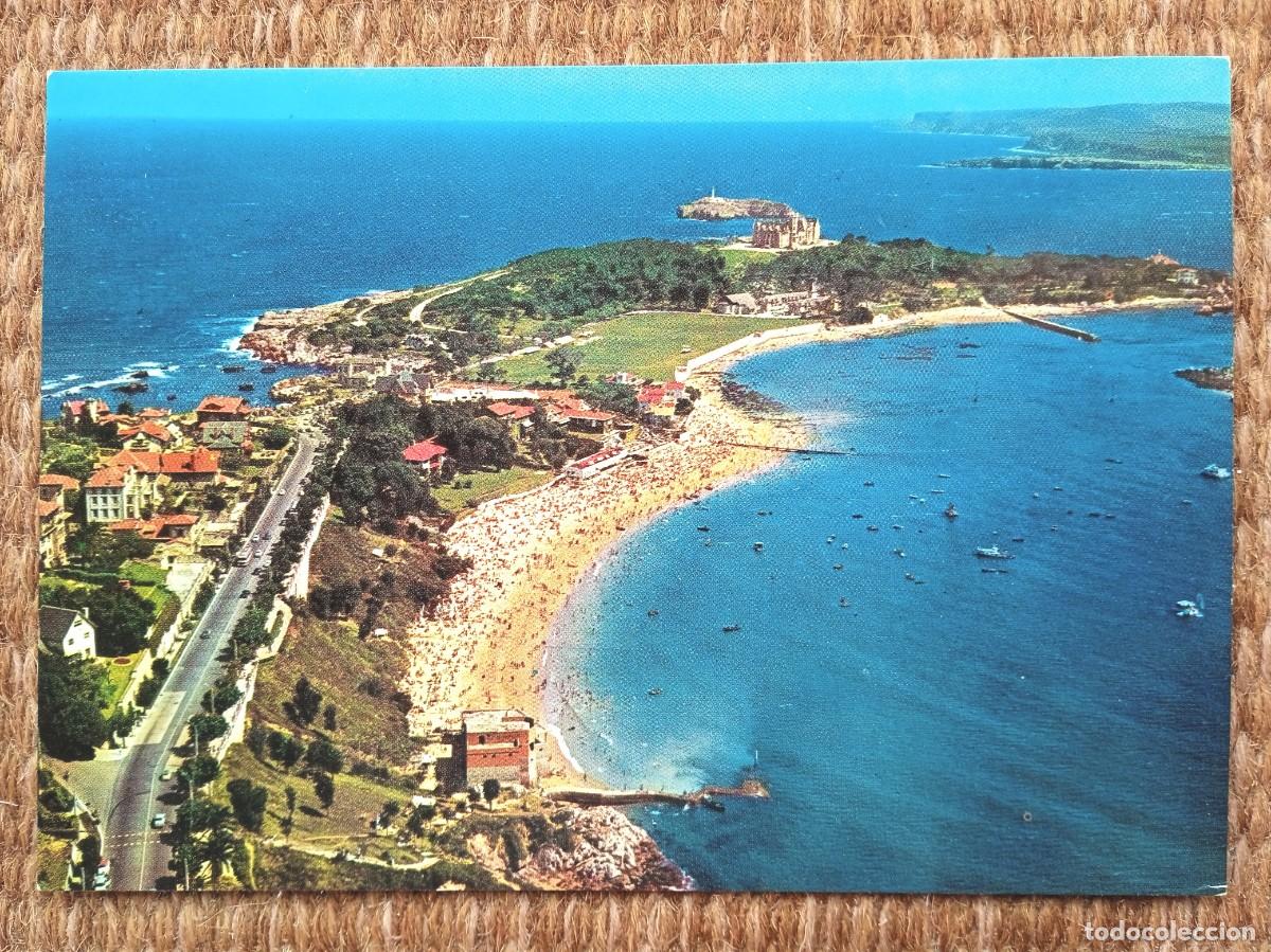 Postales: SANTANDER - PLAYA Y PALACIO DE LA MAGDALENA - ED. ALARDE - Foto 1