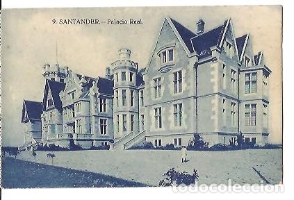 Postales: ANTIGUA POSTAL 9 SANTANDER PALACIO REAL - Foto 1