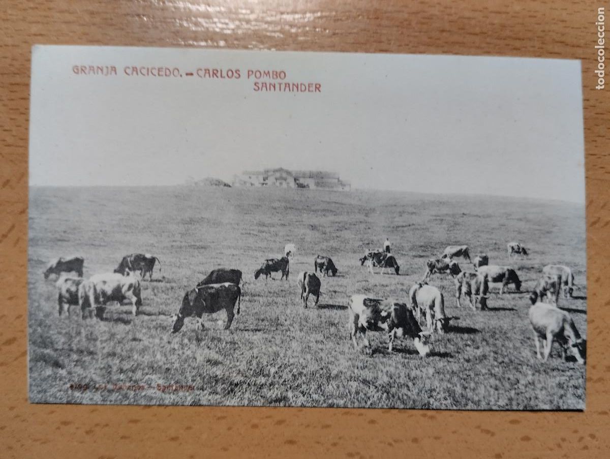 Postales: SANTANDER. GRANJA CACICEDO - CARLOS POMBO - Foto 1