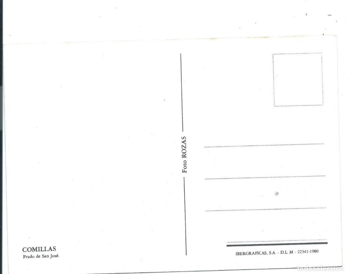 Postales: PRADO DE SAN JOSE.- COMILLAS / SANTANDER - Foto 2