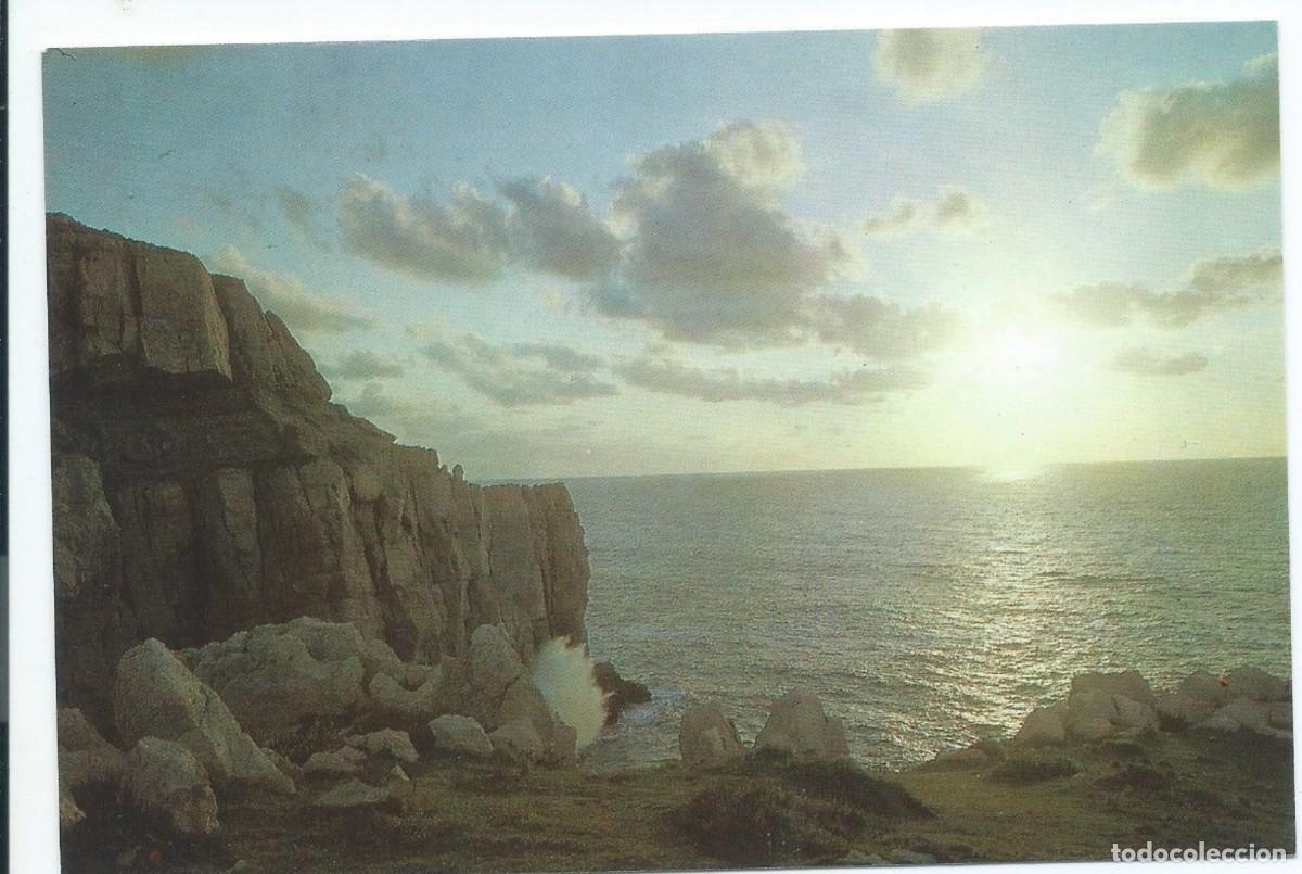 Postales: PUESTA DE SOL / SUNSET.- SUANCES - SANTANDER - Foto 1