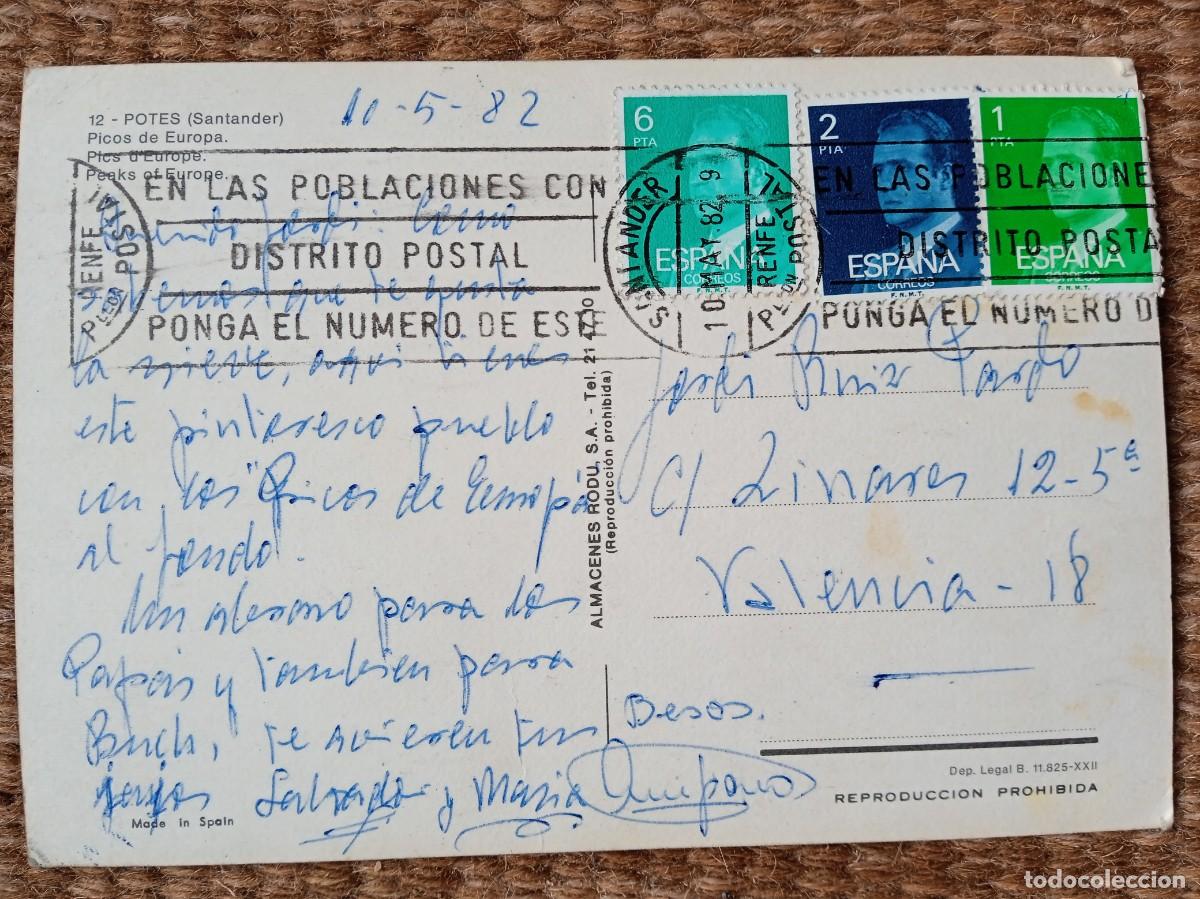 Postales: POTES - CANTABRIA - ED. ALMACENES RODU - Foto 2