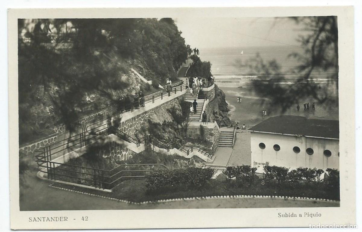 Postales: SUBIDA A PIQUIO.- SANTANDER - Foto 1