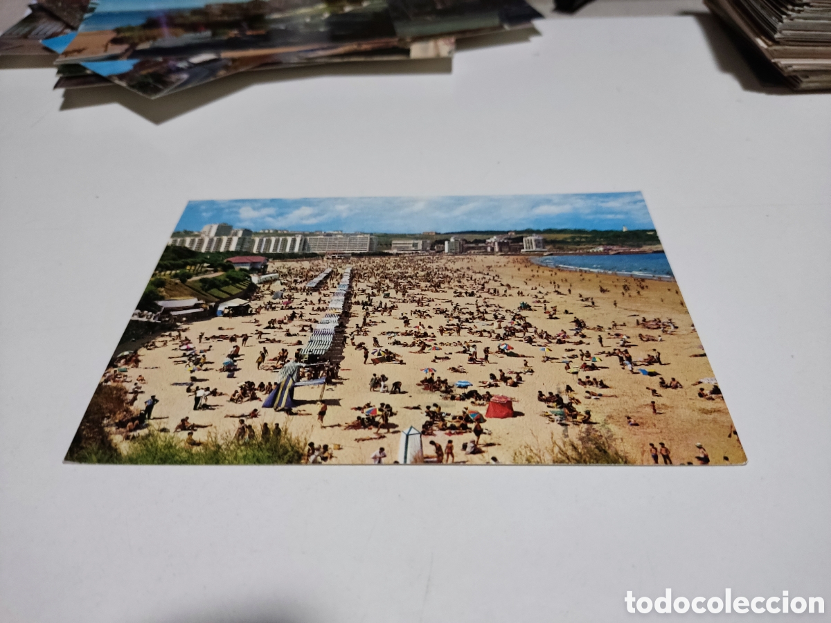 Postales: Postal El Sardinero playa, Santander - Foto 1