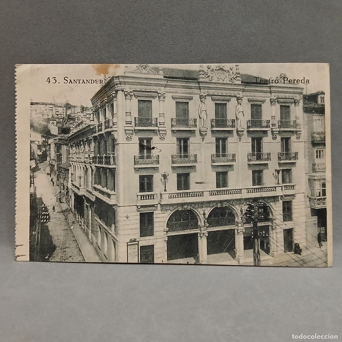 Postales: SANTANDER. Teatro Pereda. Edici&oacute;n La Ideal. - Foto 1