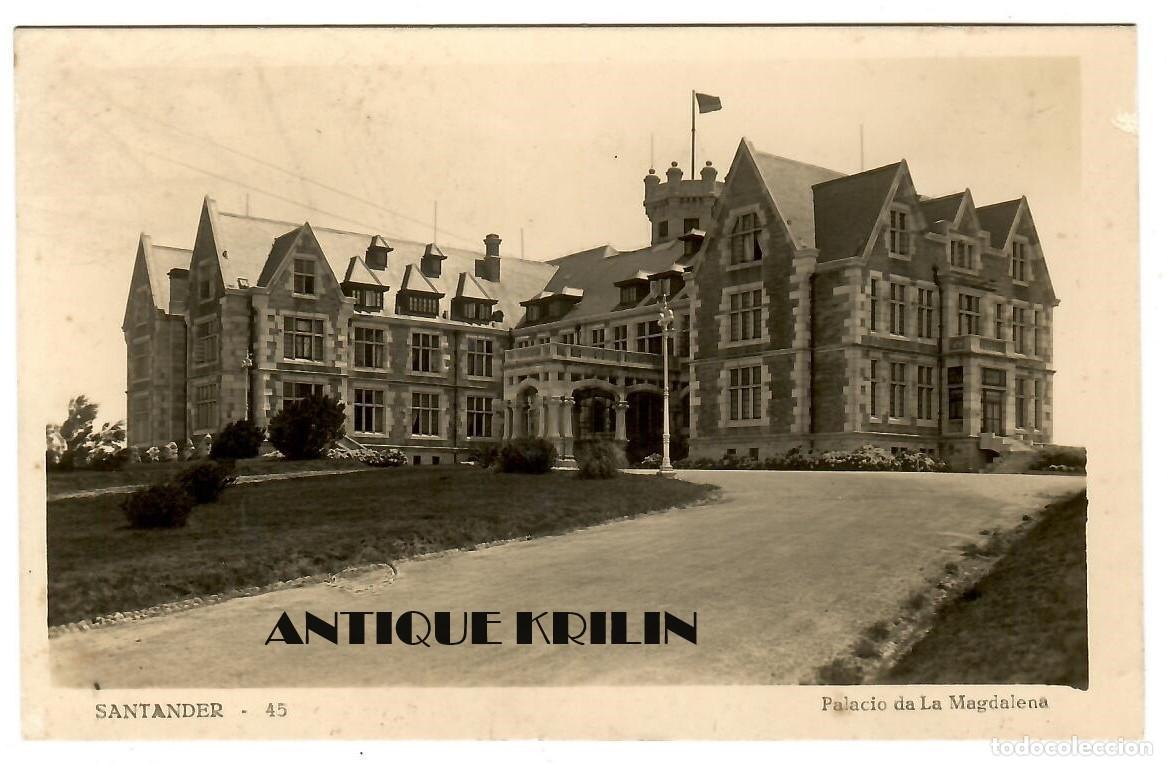 Postales: SANTANDER N&ordm; 45 PALACIO DE LA MAGDALENA / SIN CIRCULAR - Foto 1
