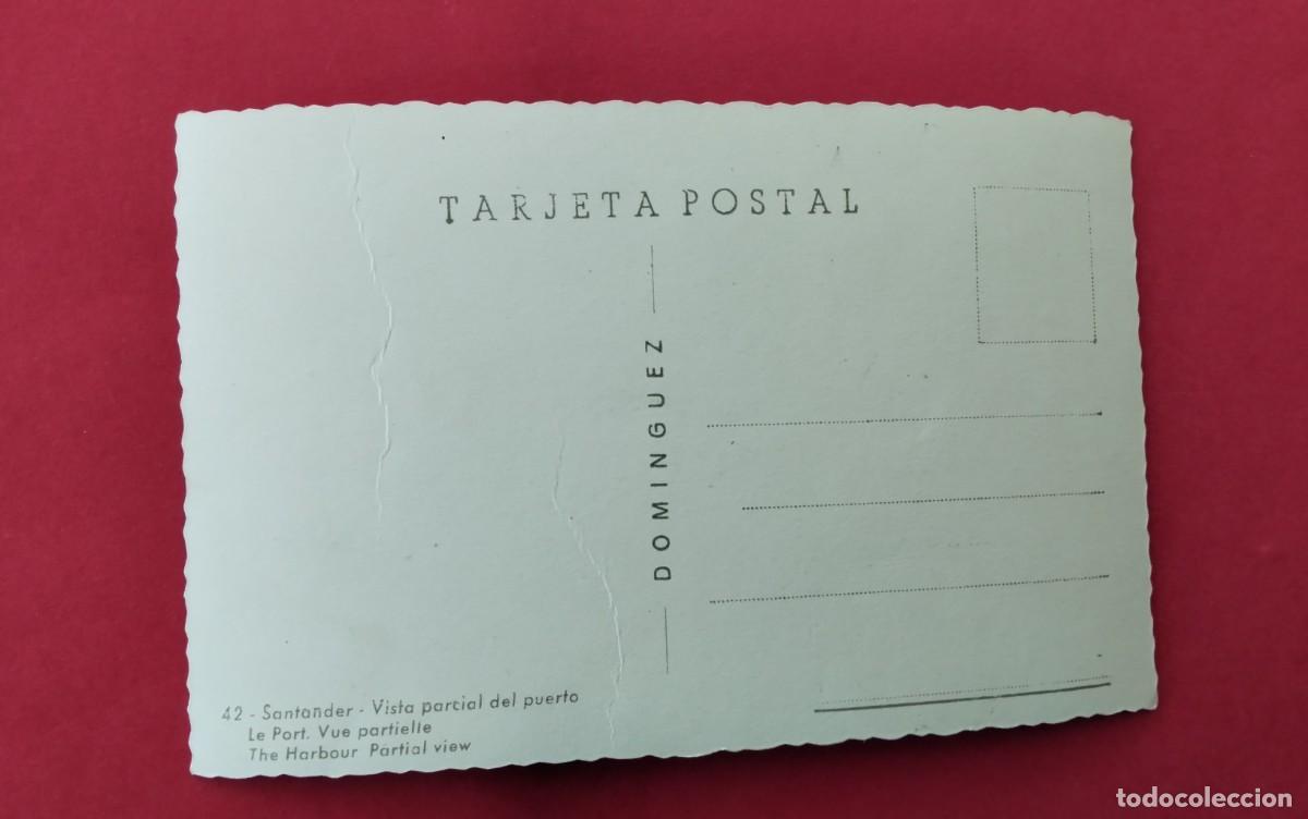 Postales: SANTANDER , POSTAL ANTIGUA , BLANCO Y NEGRO , - Foto 3