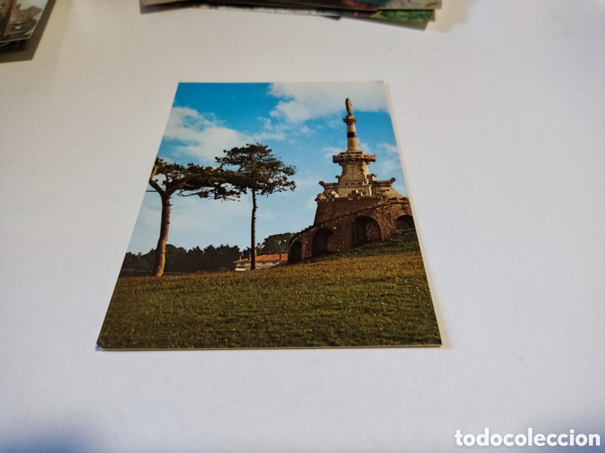 Postales: Postal Comillas monumento al marques de Comillas - Foto 1