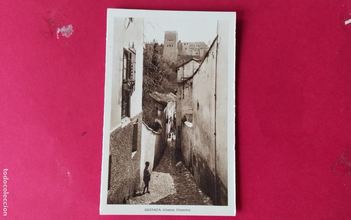 Postales: GRANADA , POSTAL ANTIGUA , BLANCO Y NEGRO - Foto 1