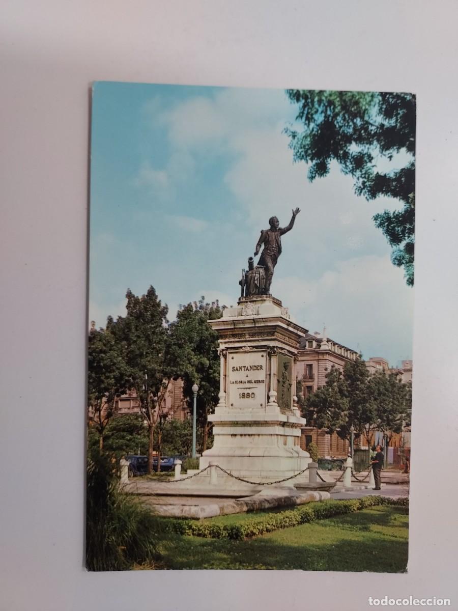 Postales: POSTAL SANTANDER MONUMENTO A VELARDE. SIN CIRCULAR. 1965 - Foto 1