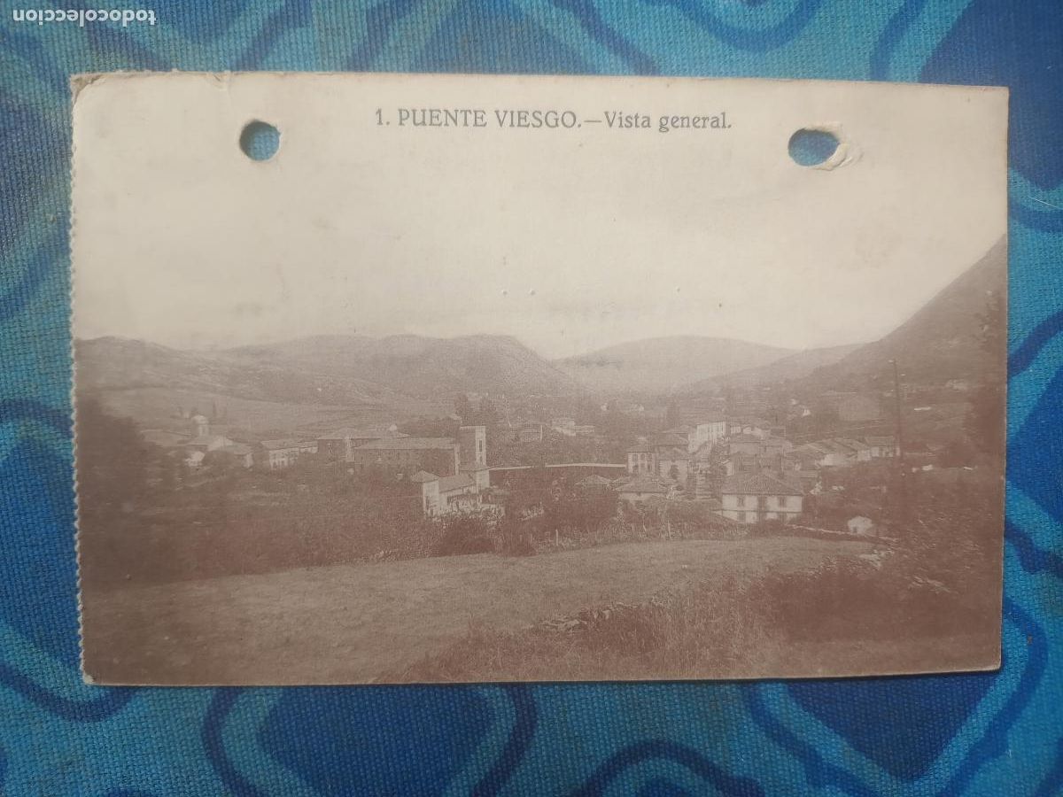 Postales: Puente Viesgo, postal taladrada - Foto 1