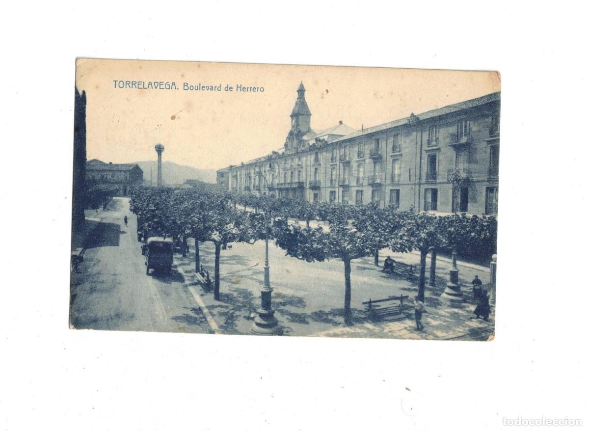 Postales: TORRELAVEGA. BOULEVARD DE HERRERO - Foto 1