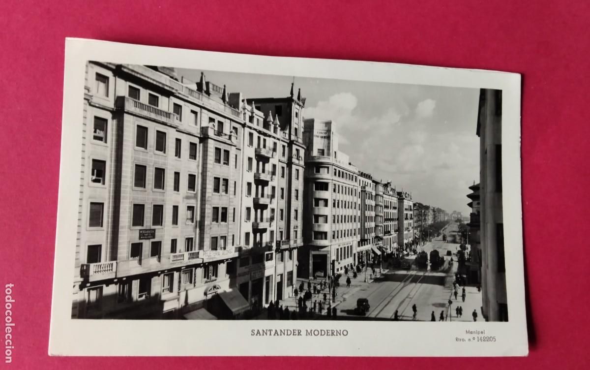 Postales: SANTANDER , POSTAL ANTIGUA , BLANCO Y NEGRO - Foto 1
