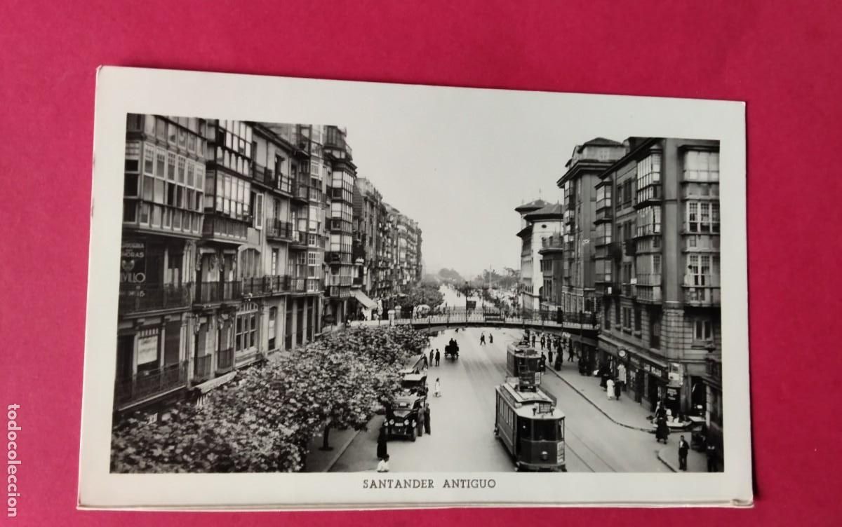 Postales: SANTANDER , POSTAL ANTIGUA , BLANCO Y NEGRO - Foto 1