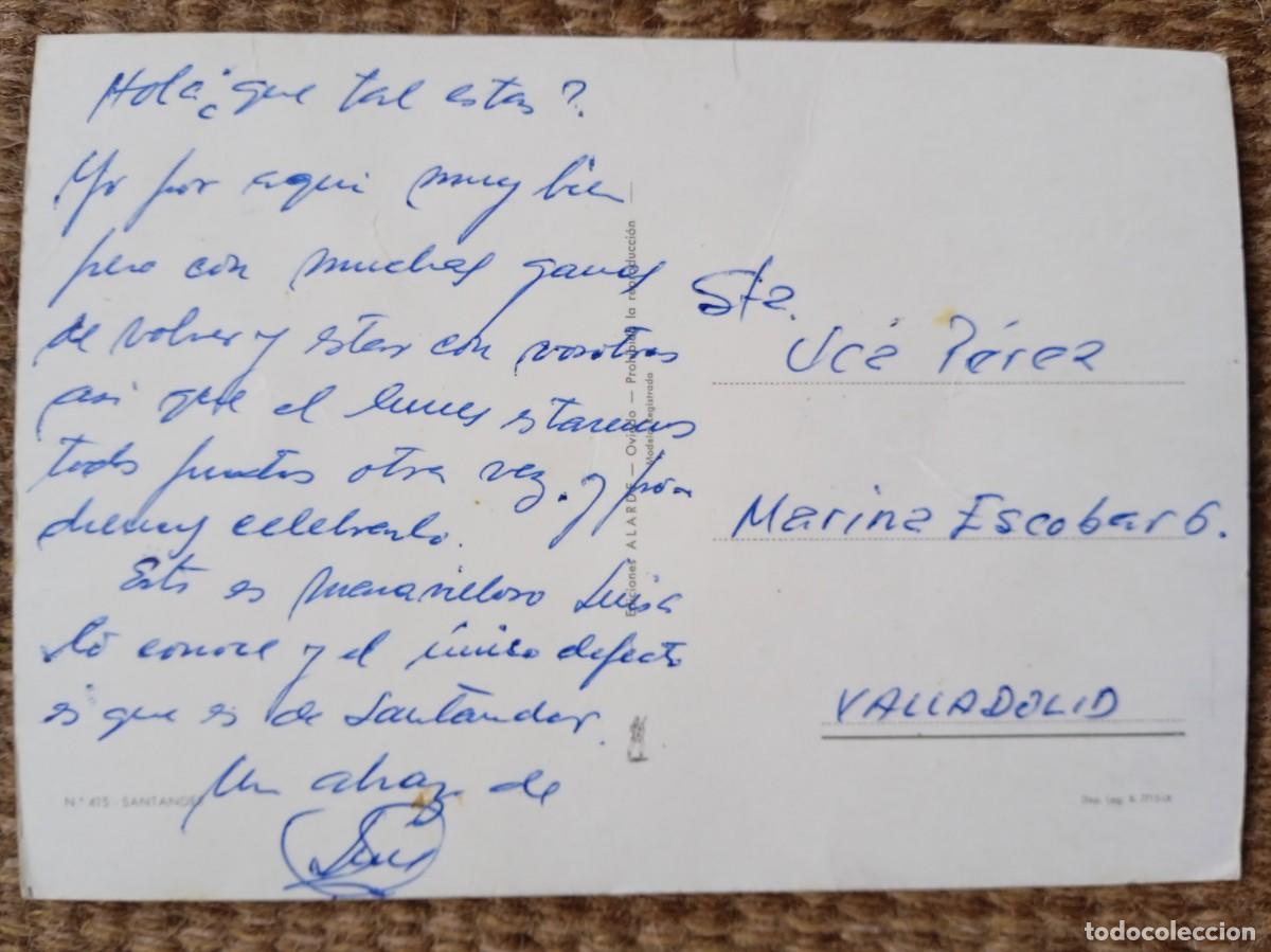 Postales: TELEGRAMA DESDE SANTANDER - ED. ALARDE - Foto 2